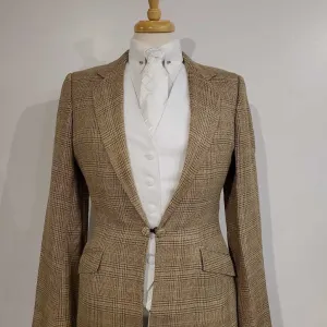 Show Season Tan Chekcered Daycoat