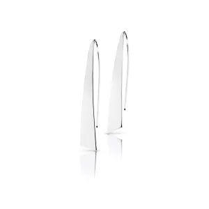 Silver Pulpit Rock Earrings - 57mm Glossy