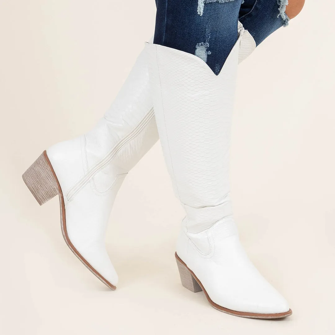 So Unforgettable Boots, White