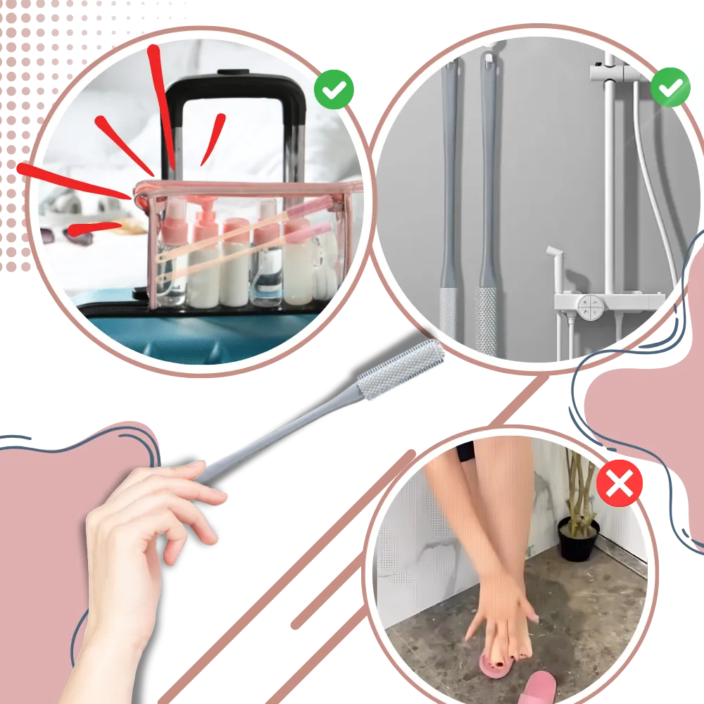 Soft Bristles Foot Brush