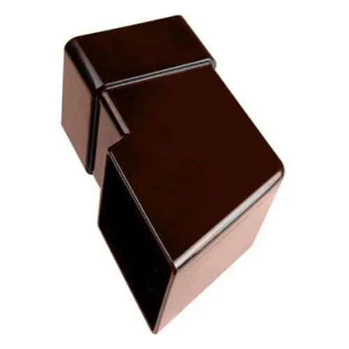 Square Downpipe Shoe 65mm - White