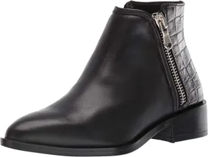 STEVEN by Steve Madden Women's Hickory Ankle Boot, Black Multi, 7.5 M US