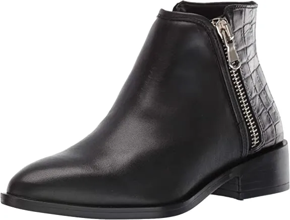 STEVEN by Steve Madden Women's Hickory Ankle Boot, Black Multi, 7.5 M US