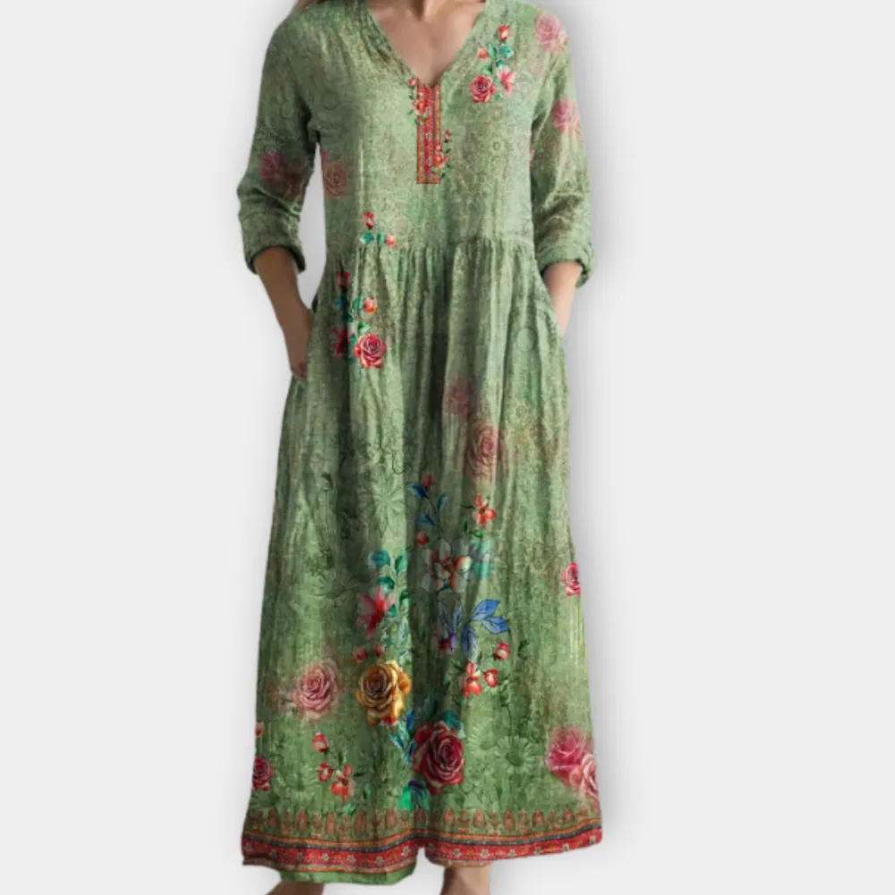 Susan Boho Maxi Dress