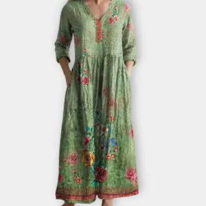 Susan Boho Maxi Dress