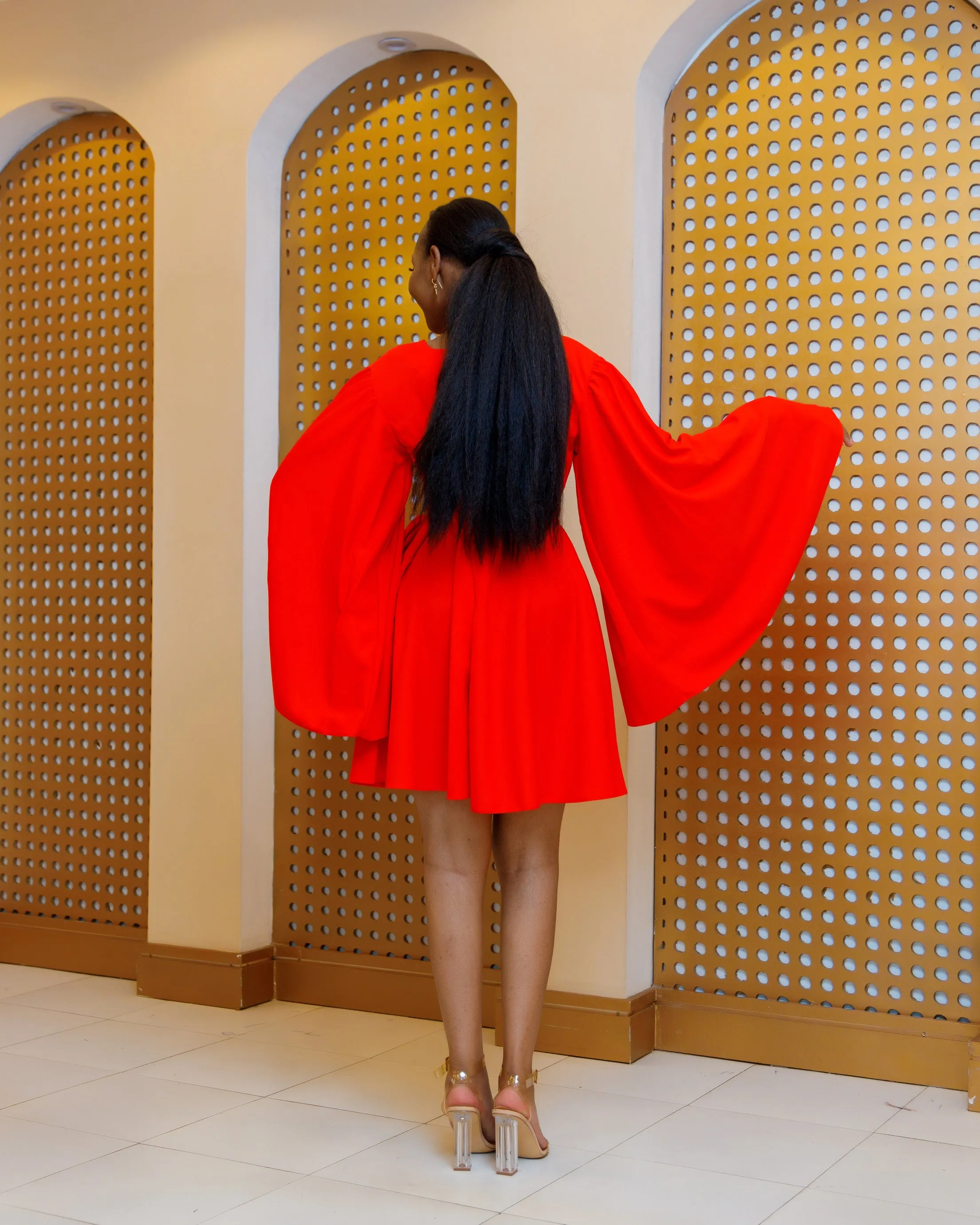 Tarit Jumpsuit- Orange
