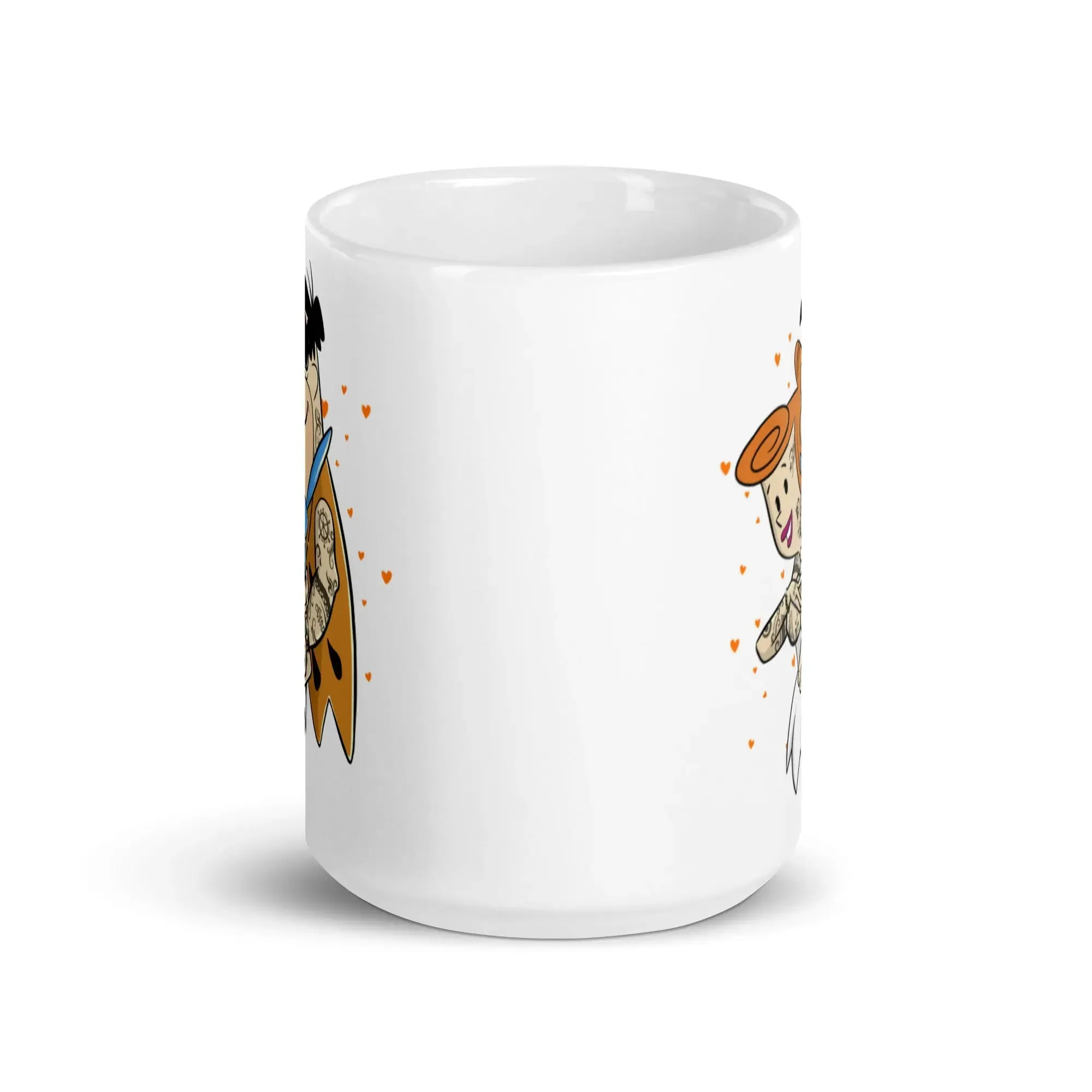 The Flintstone Heartrock Glossy Mug
