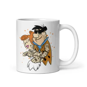 The Flintstone Heartrock Glossy Mug
