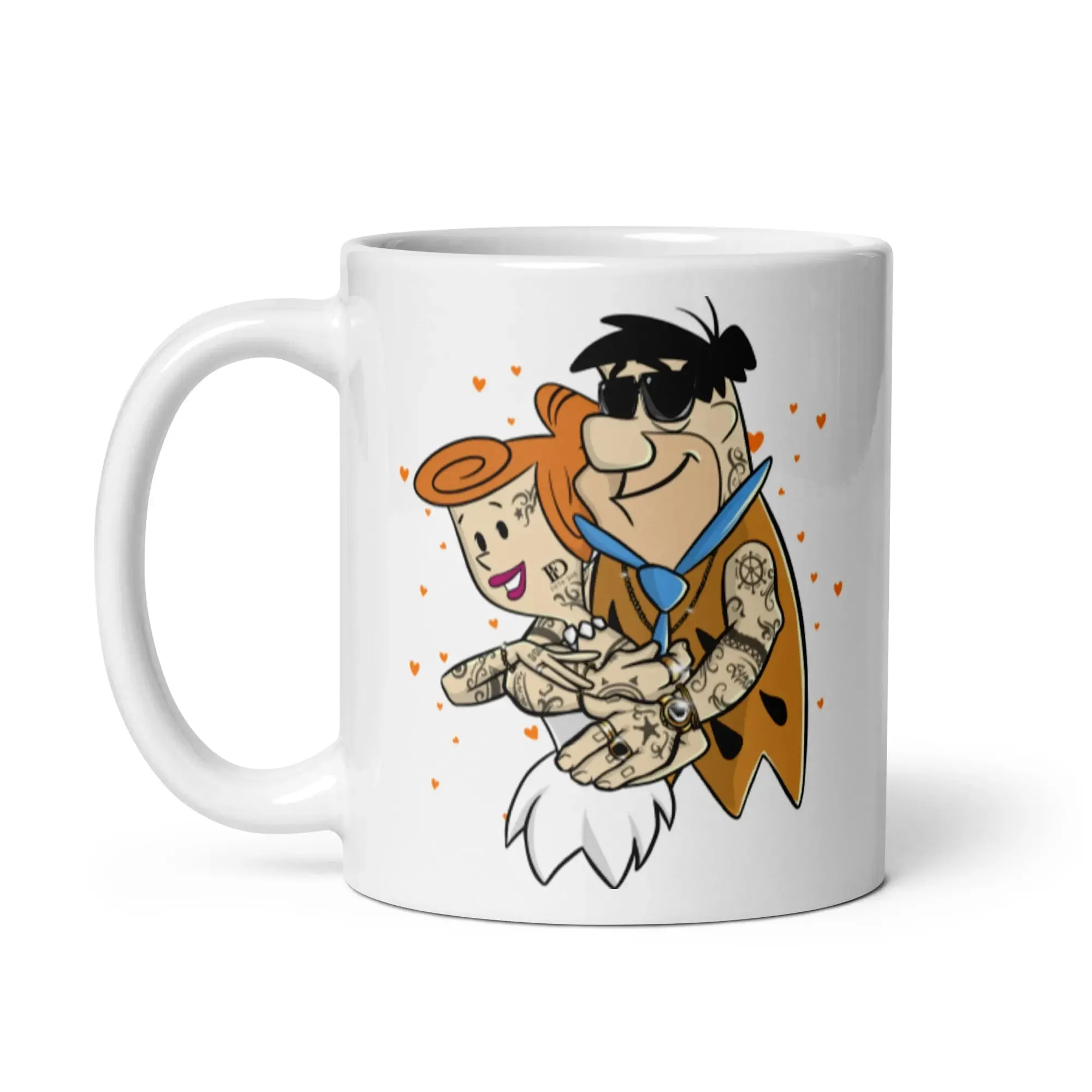 The Flintstone Heartrock Glossy Mug