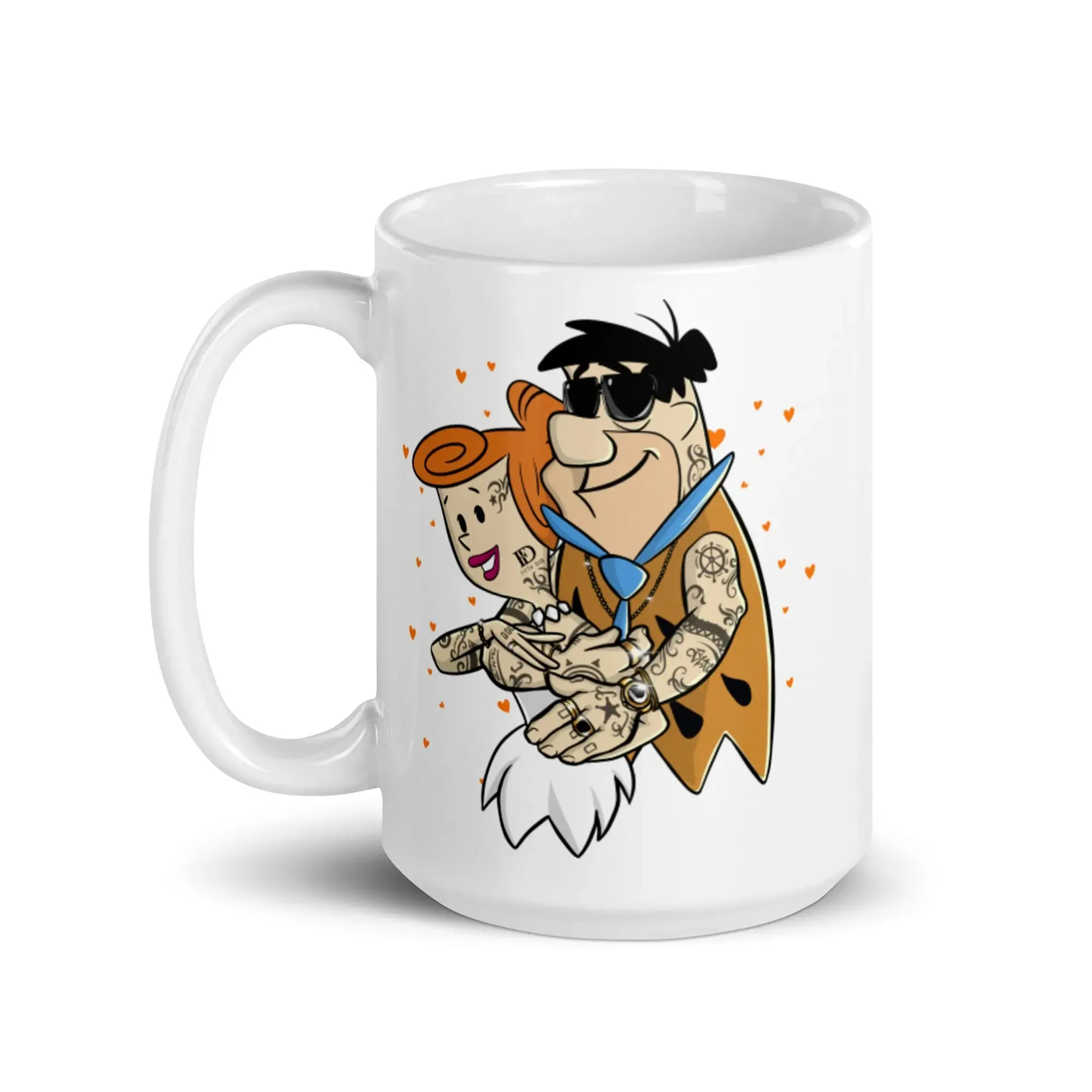 The Flintstone Heartrock Glossy Mug