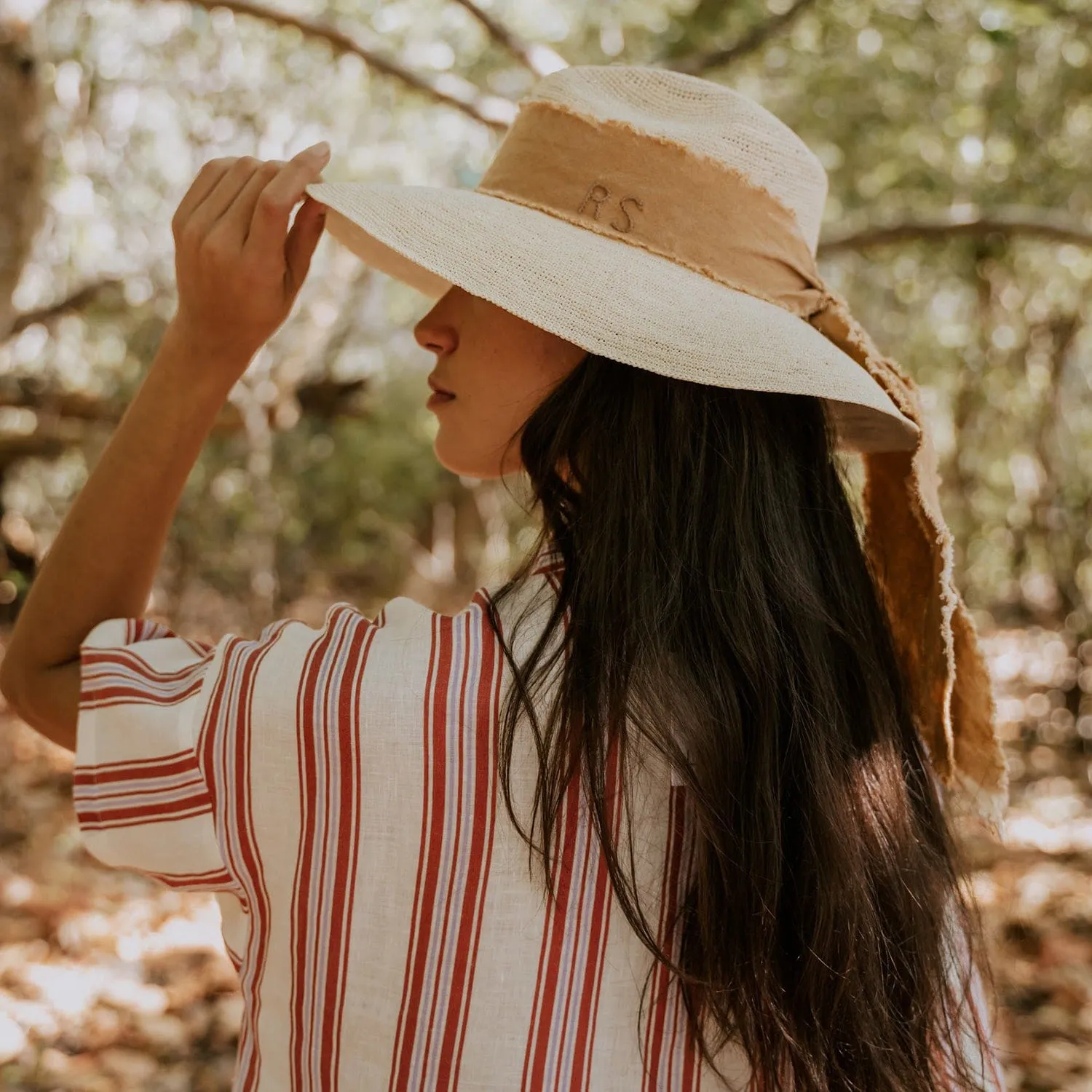 Tika - Wide Brim - Packable - Custom Initials