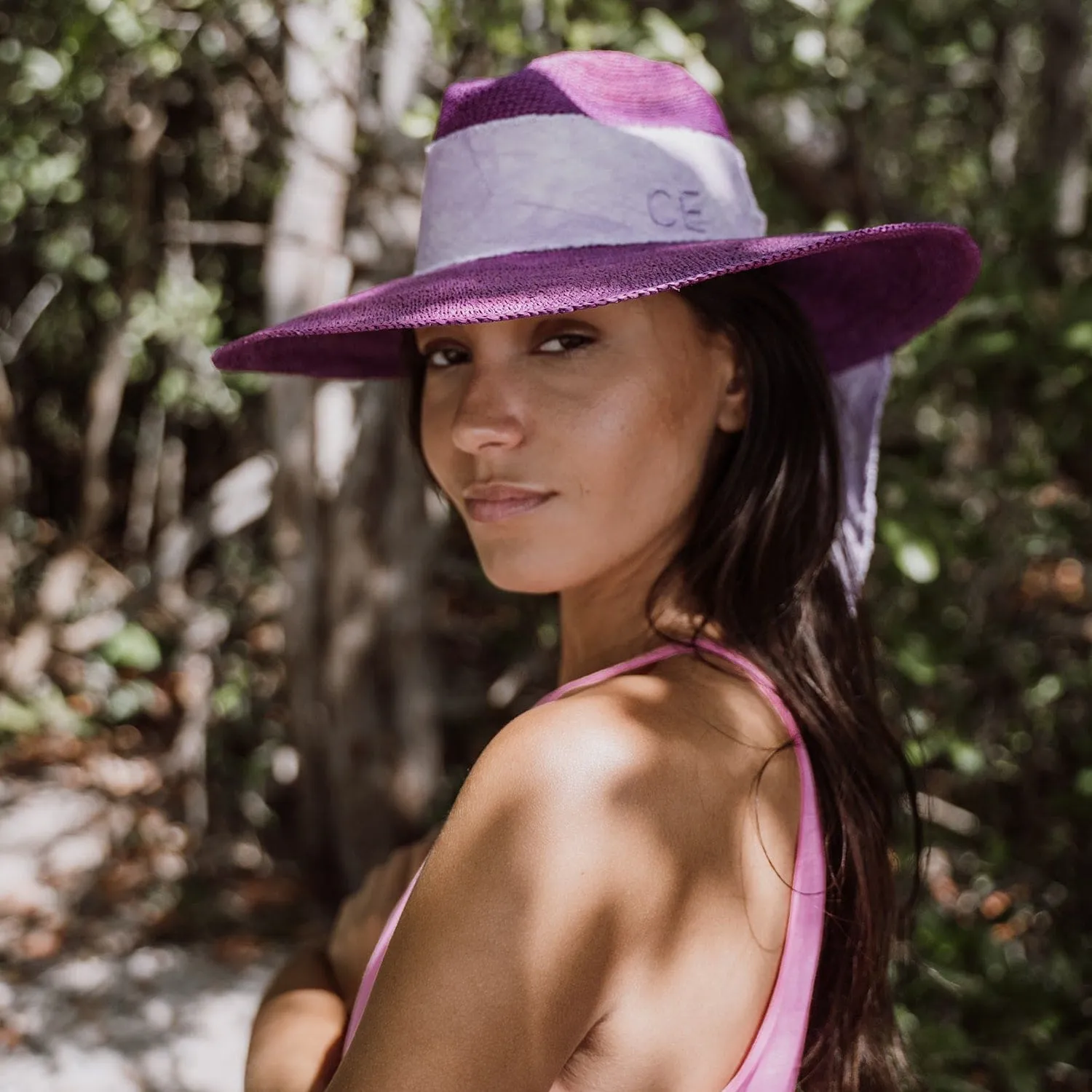Tika - Wide Brim - Packable - Custom Initials
