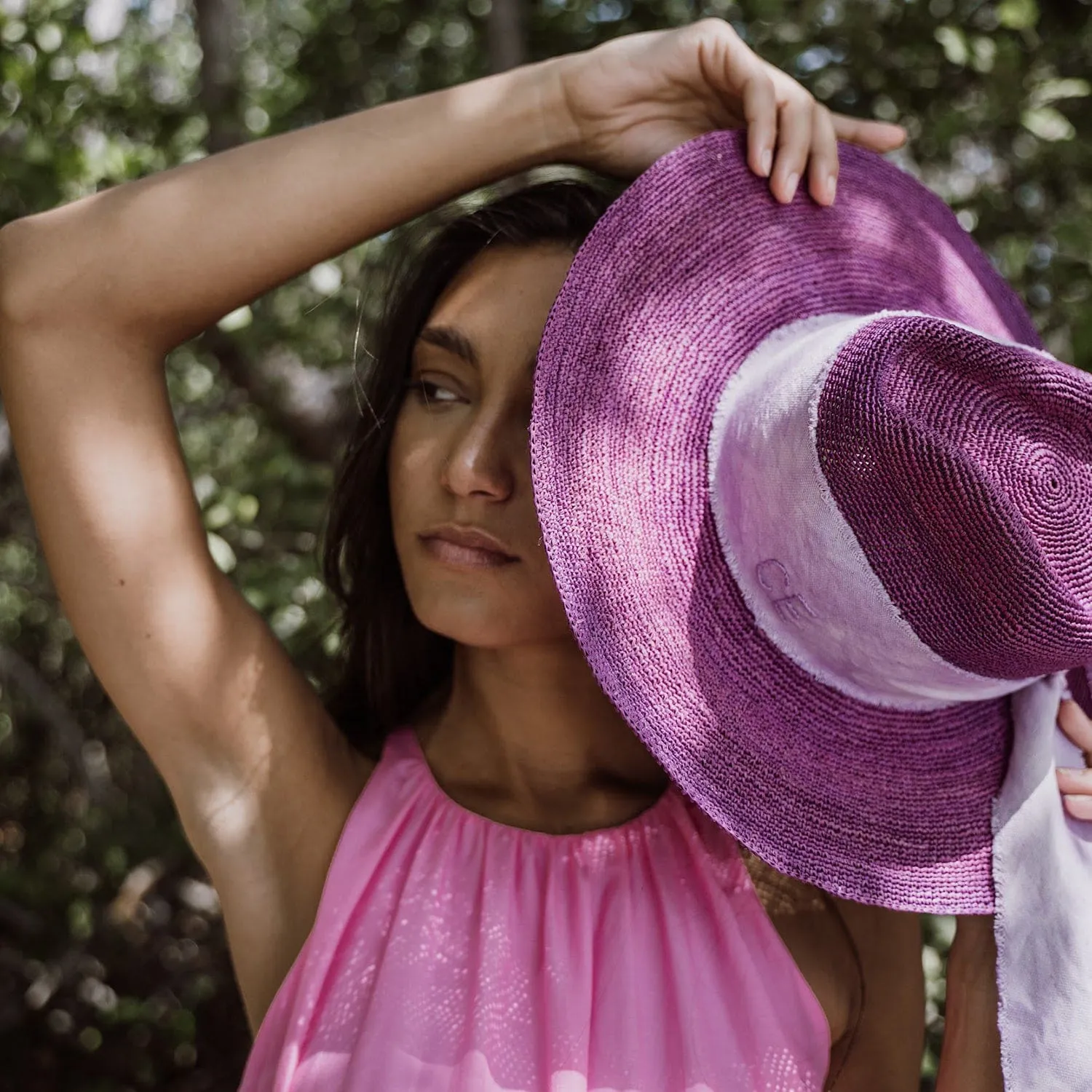 Tika - Wide Brim - Packable - Custom Initials