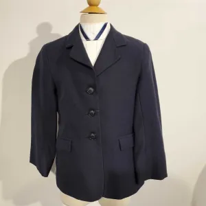 TuffRider Navy Hunt Coat Kids 10