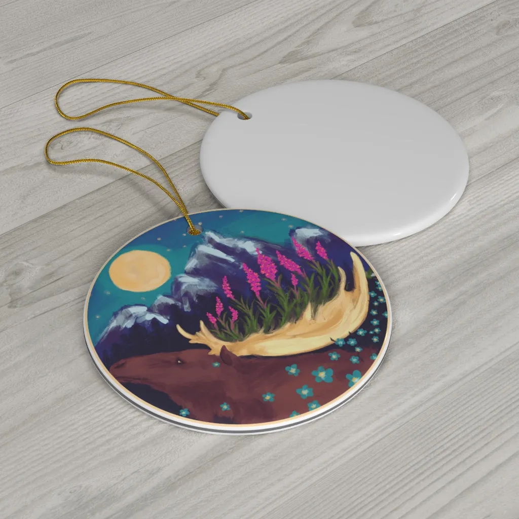 Tuntuvak Moose Ornament