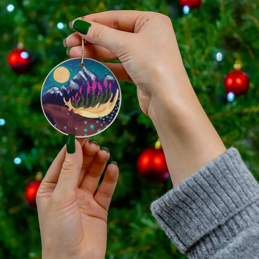 Tuntuvak Moose Ornament