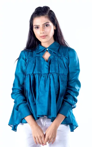 Tussar Silk Breezy Blouse