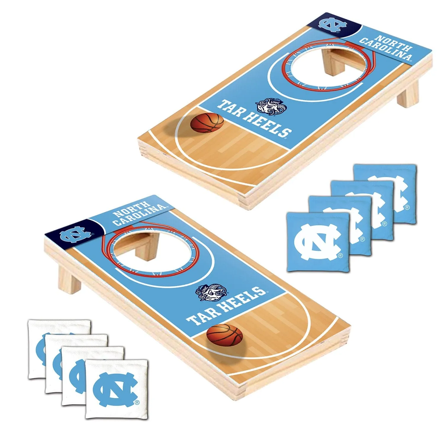 UNC Tar Heels - NCAA Tabletop Cornhole