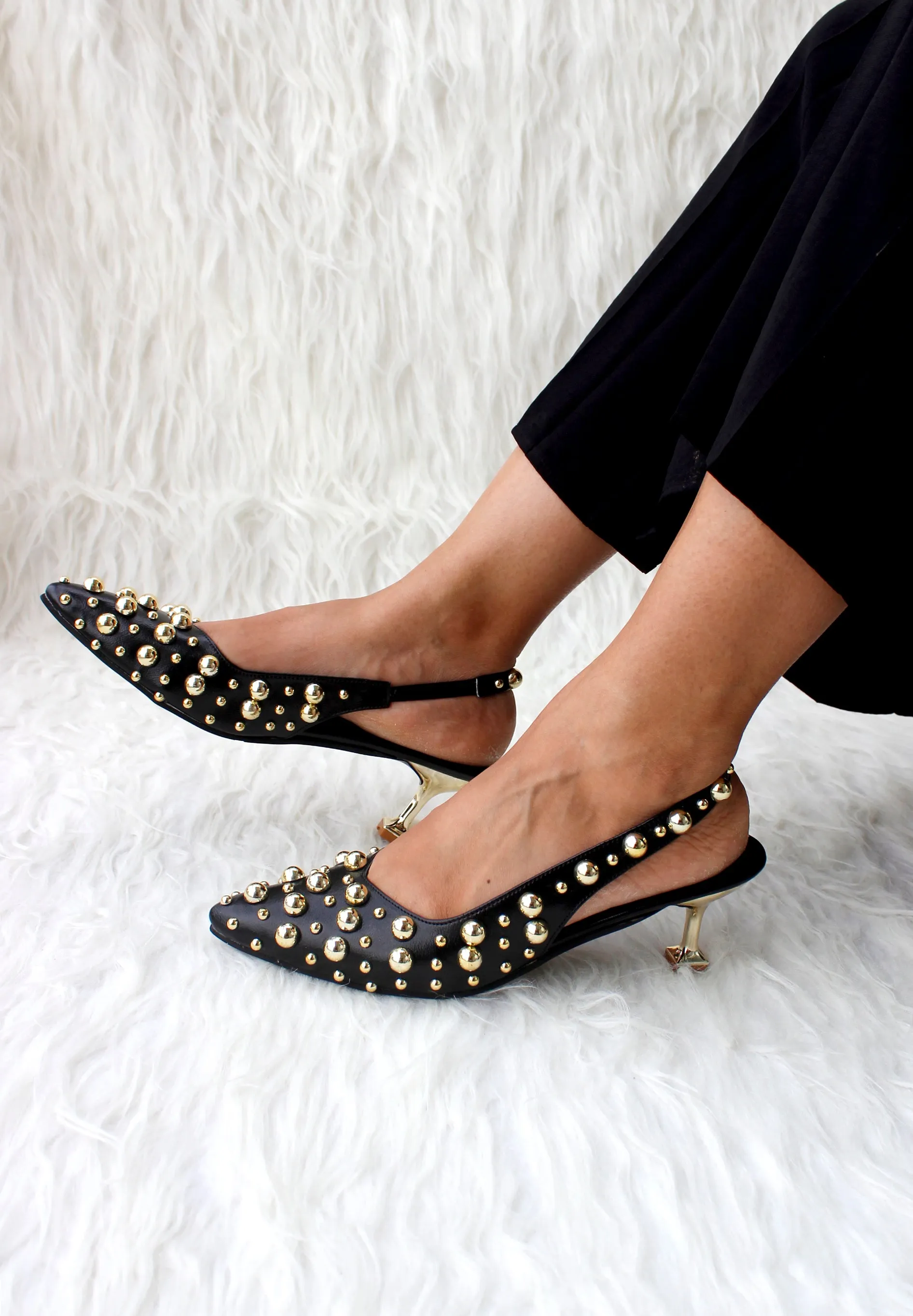 Veronica Black Heels