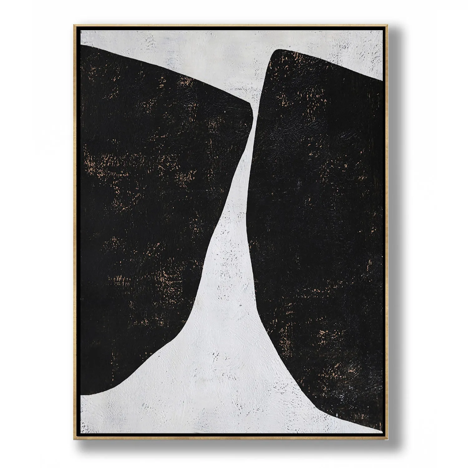 Vertical Minimal Abstract Art H158V