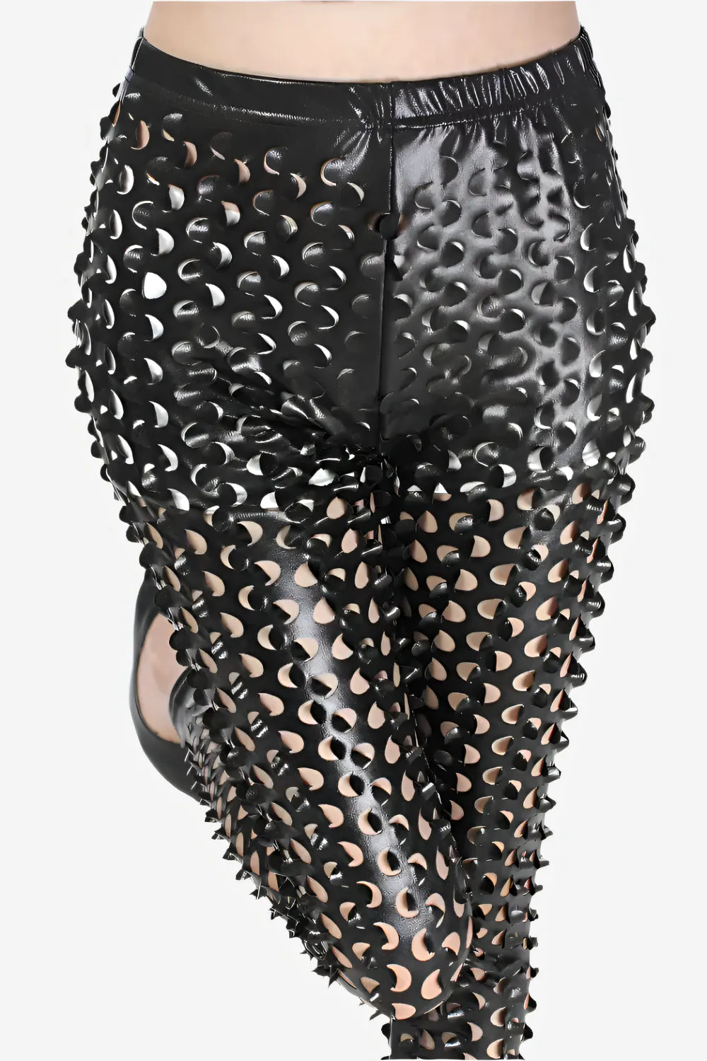 Void Scales Metallic Leggings