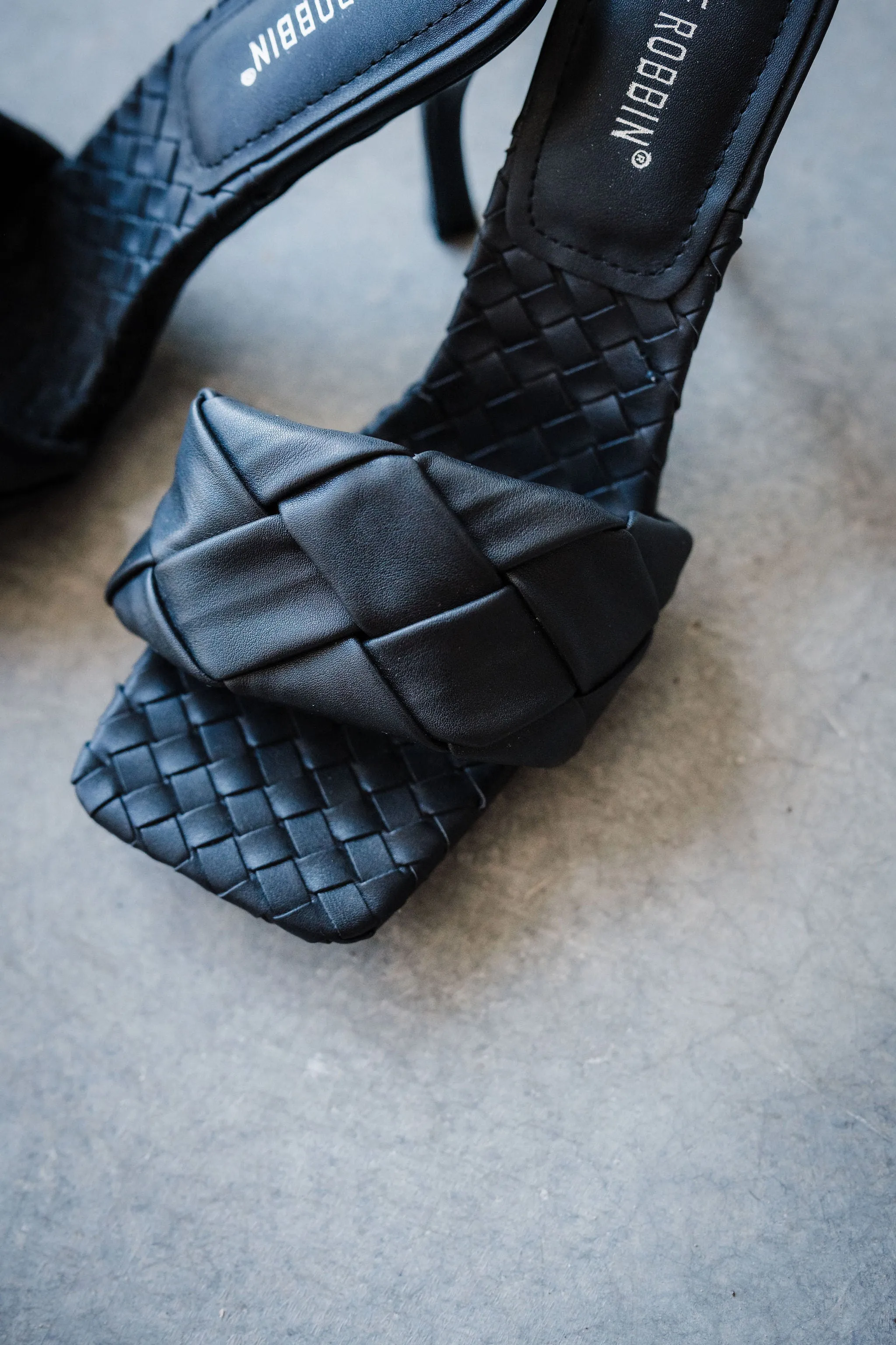 Wave It Black Heels