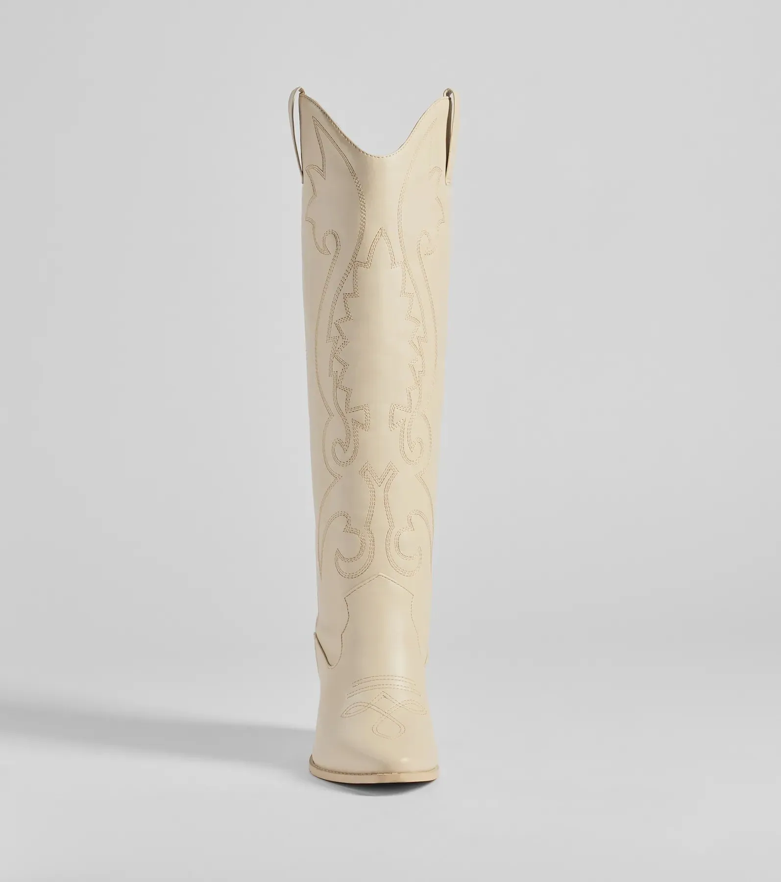 Western Flair Under-The-Knee Boots