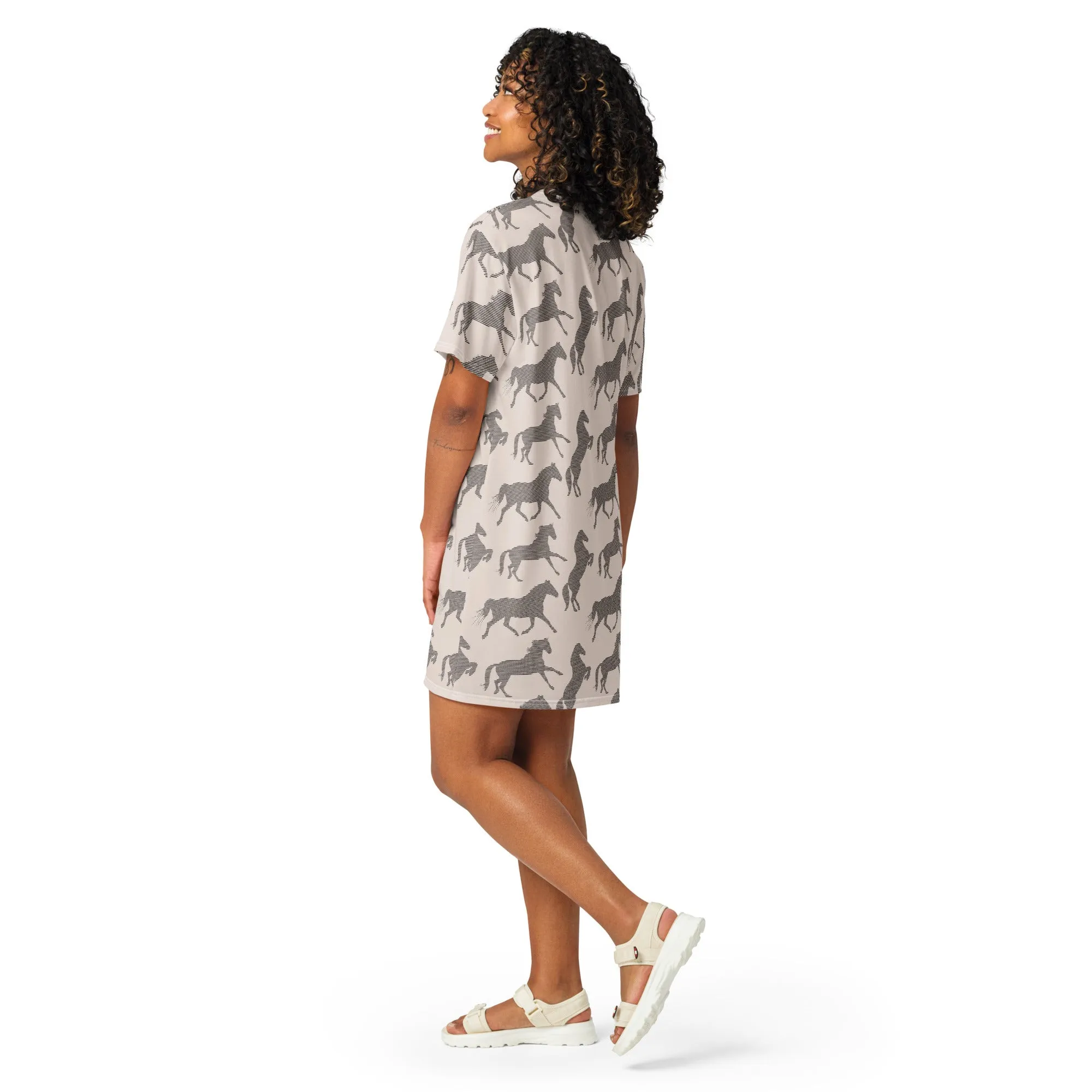 Wild Horses T-Shirt Dress