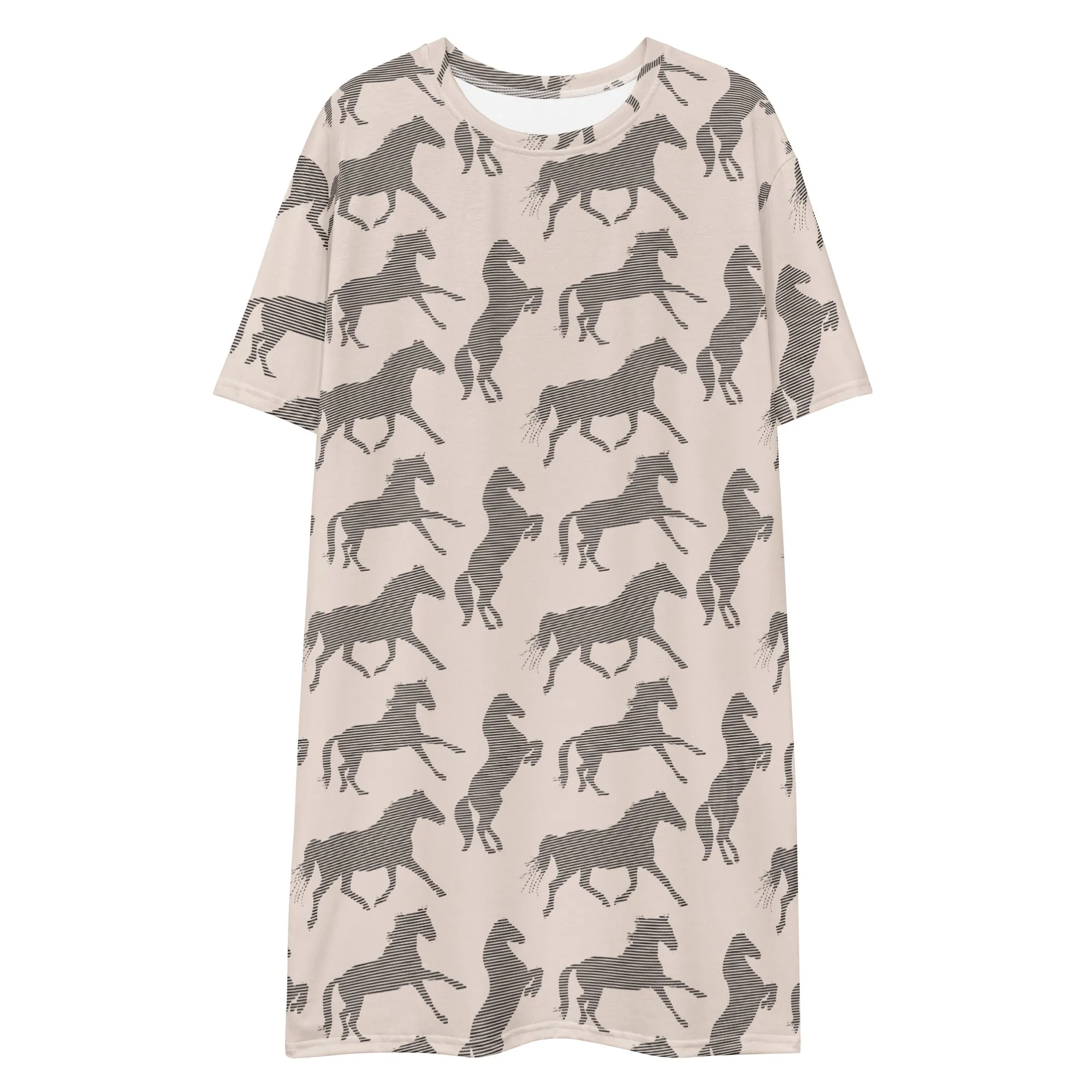 Wild Horses T-Shirt Dress