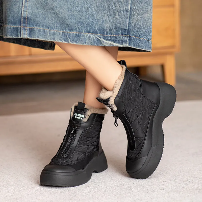 Women Fashion Comfort Soft Furred Snow Boots