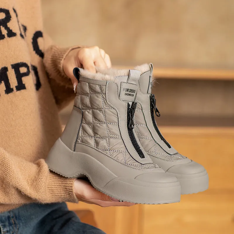 Women Fashion Comfort Soft Furred Snow Boots