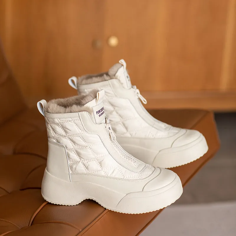 Women Fashion Comfort Soft Furred Snow Boots