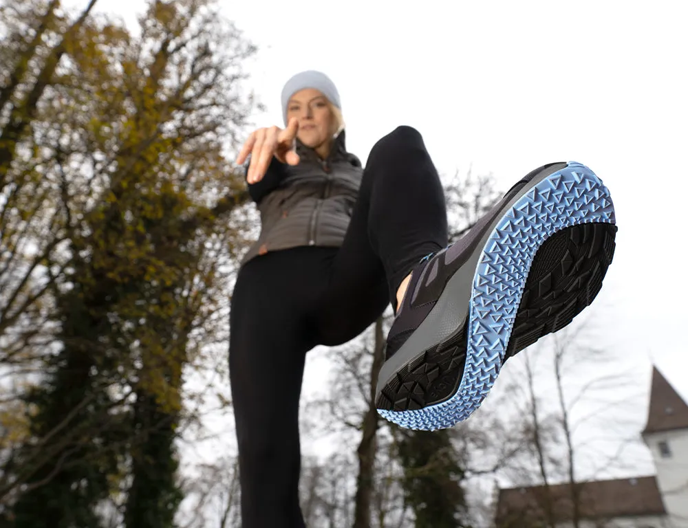 Womens Active Waterproof Veloce Dark Grey Trainers