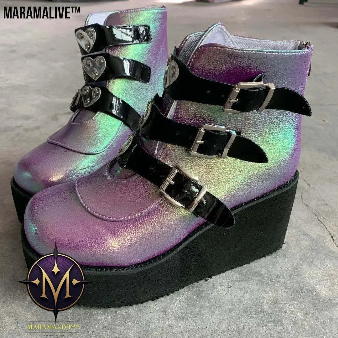 Women's platform boots