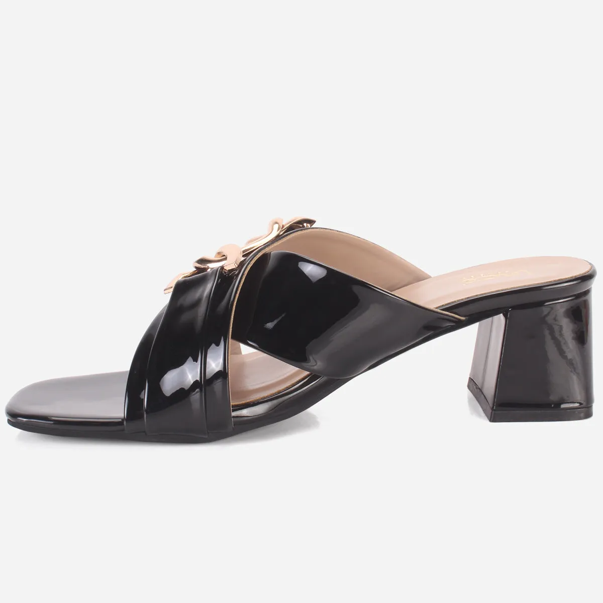 Womens "LINNLY" Block Heeled Sandals