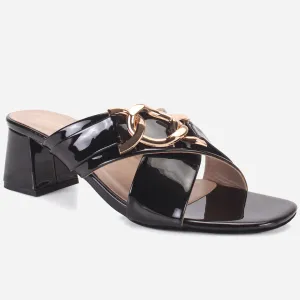 Womens "LINNLY" Block Heeled Sandals