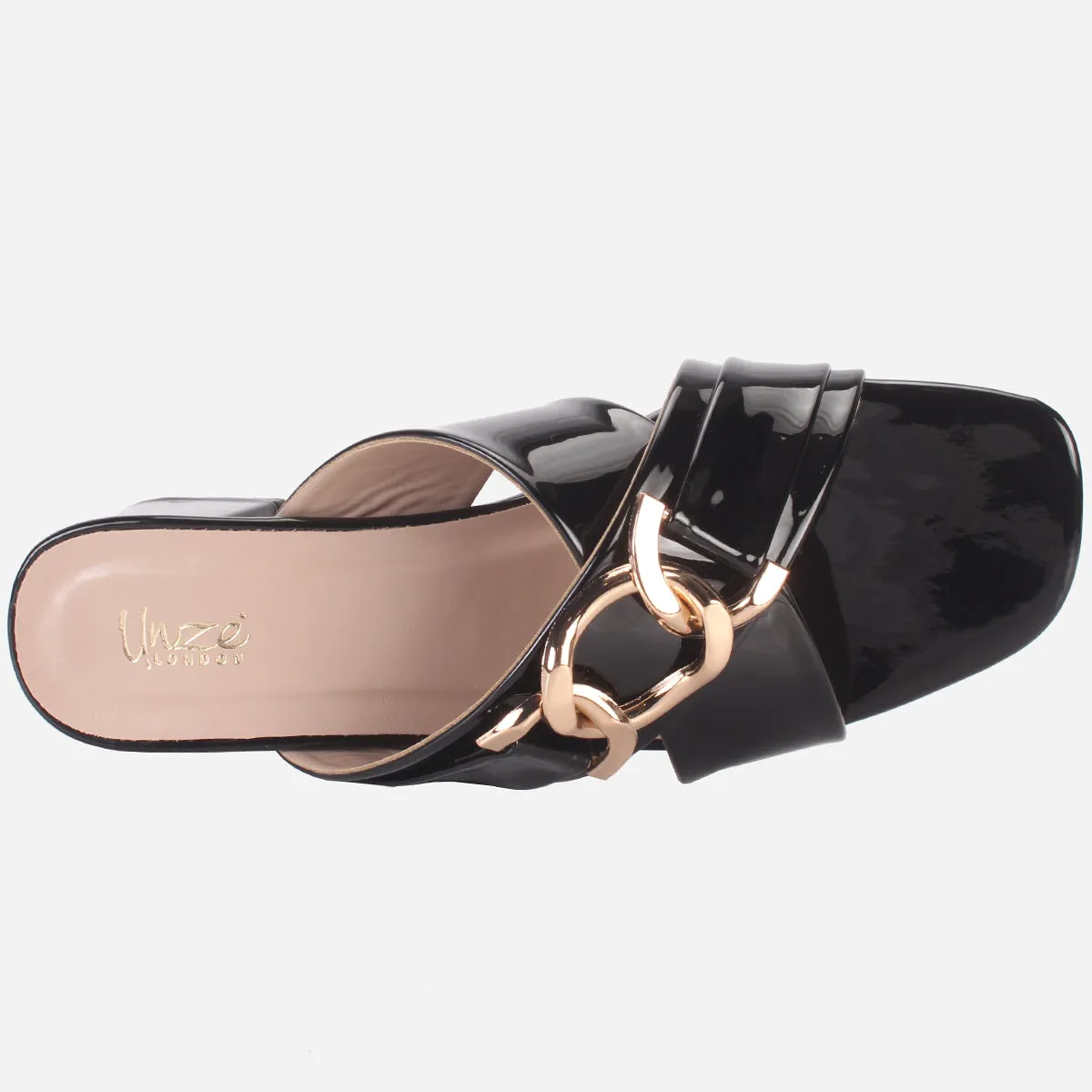 Womens "LINNLY" Block Heeled Sandals