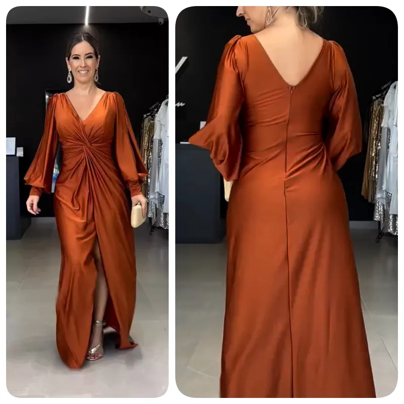 ZARA | Glossy Flowy Dress