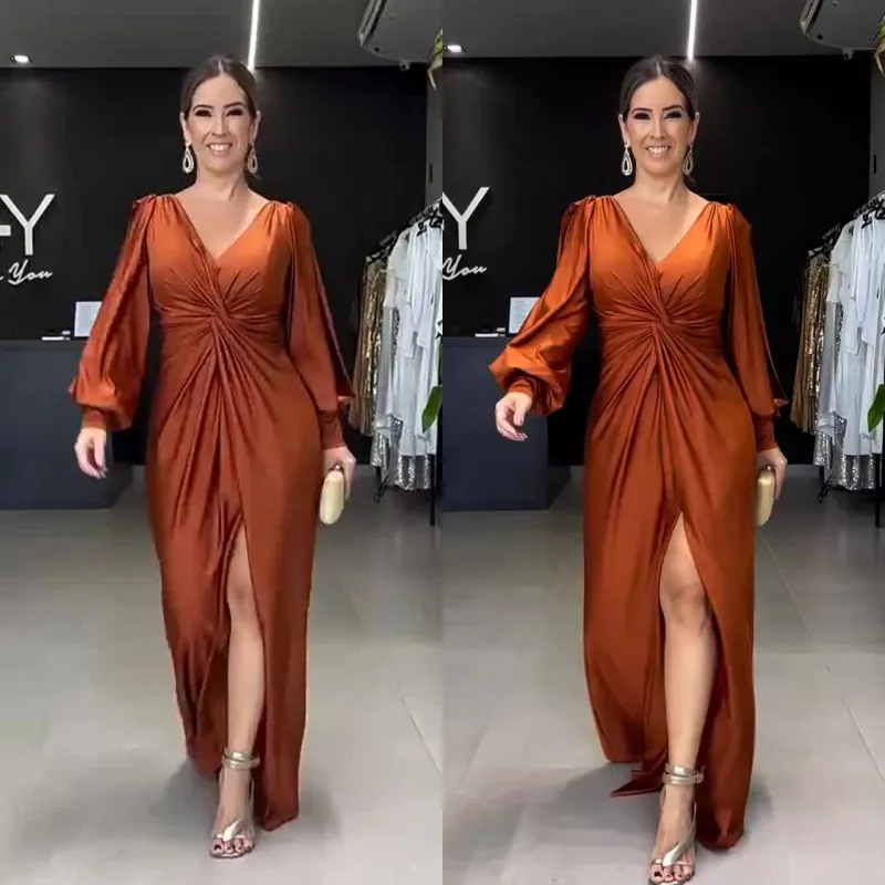 ZARA | Glossy Flowy Dress